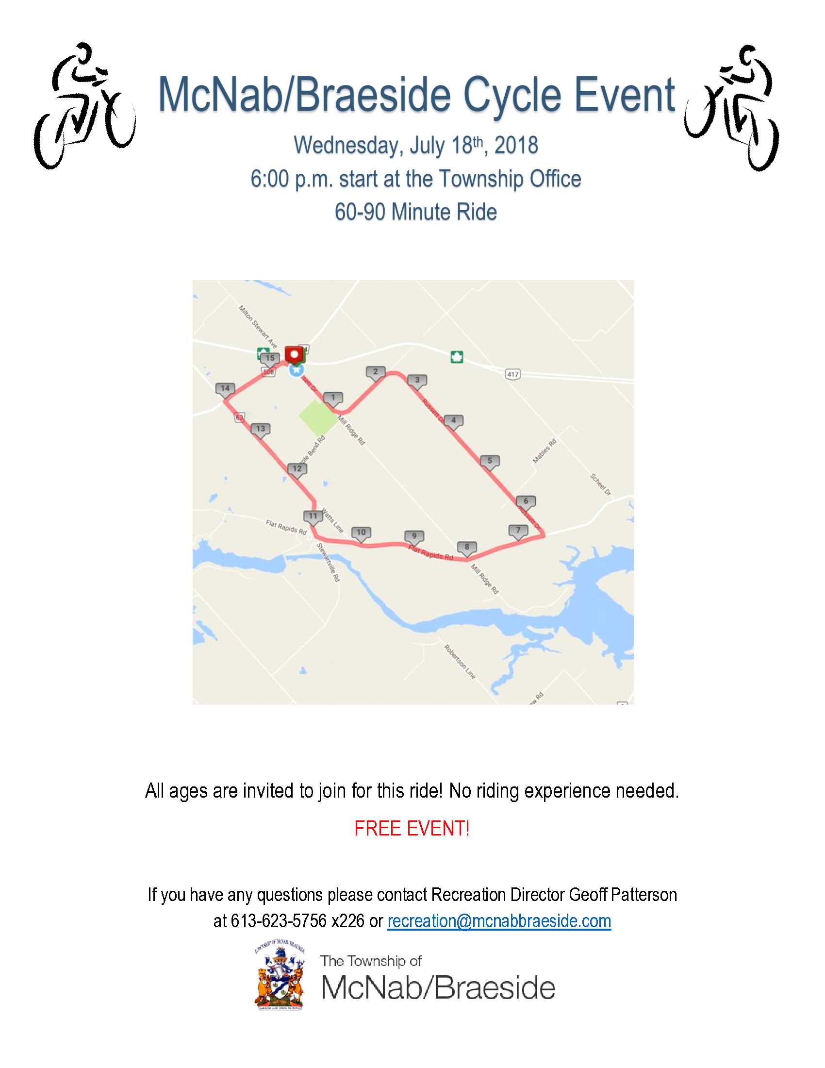 Cycling Event The Township of McNab/Braeside